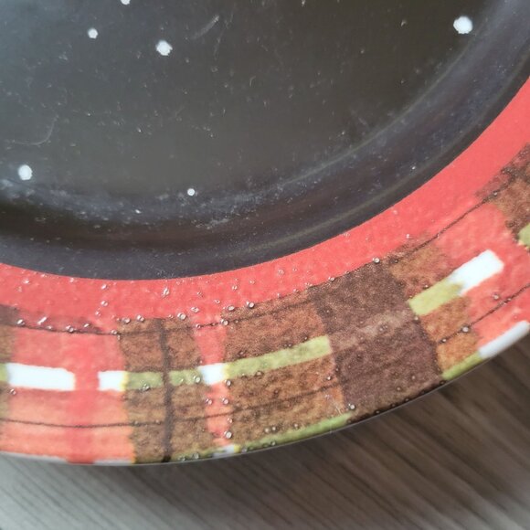 Set Of 2 Cypress Home Cardinal Plates 10.5" Diameter Ceramic Dinnerware Christma - Picture 7 of 7